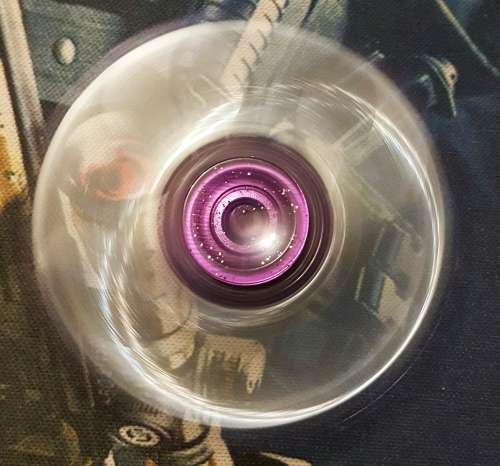 FIDGET SPINNER - PURPLE SEE THROUGH SILVER STYLE (LOCAL STOCK)*CHEAPEST SHIPMENT OUT OF ALL SELLERS*
