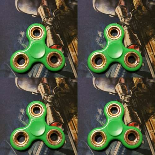 FIDGET SPINNER - GREEN GOLD METAL (LOCAL STOCK)*CHEAPEST SHIPMENT OUT OF ALL SELLERS*
