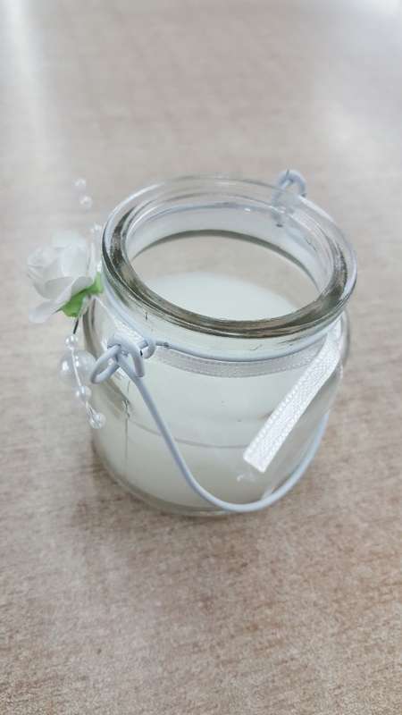 WEDDING GLASS CANDLES 12 CUP CANDLE BOX