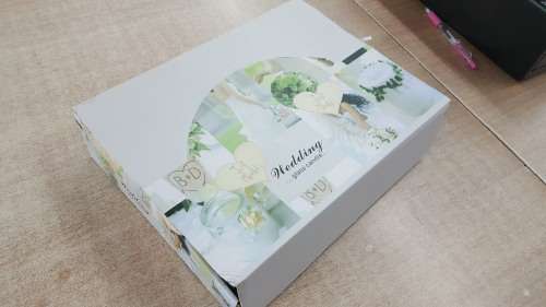 WEDDING GLASS CANDLES 12 CUP CANDLE BOX