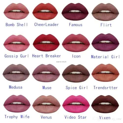 HUDA BEAUTY- LIQUID MATTE LIPSTICK *MADE IN ITALY*/ 12 PIECE SET BOX  *WHOLESALE*