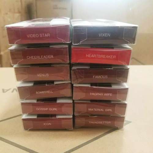 HUDA BEAUTY- LIQUID MATTE LIPSTICK PLUS LIPLINER *MADE IN ITALY*/ 12 PIECE SET BOX  *WHOLESALE*