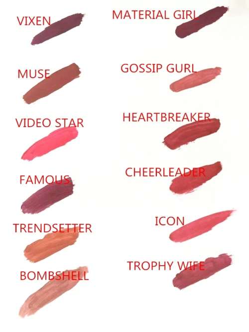 HUDA BEAUTY- LIQUID MATTE LIPSTICK *MADE IN ITALY*/ 12 PIECE SET BOX  *WHOLESALE*