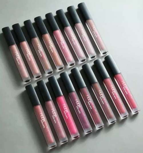HUDA BEAUTY- LIQUID MATTE LIPSTICK *MADE IN ITALY*/ 12 PIECE SET BOX  *WHOLESALE*