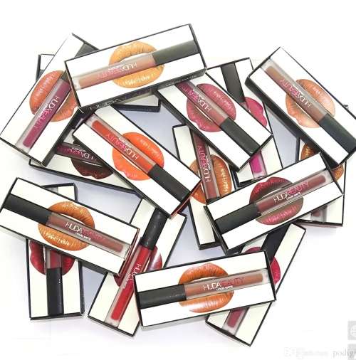 HUDA BEAUTY- LIQUID MATTE LIPSTICK *MADE IN ITALY*/ 12 PIECE SET BOX  *WHOLESALE*