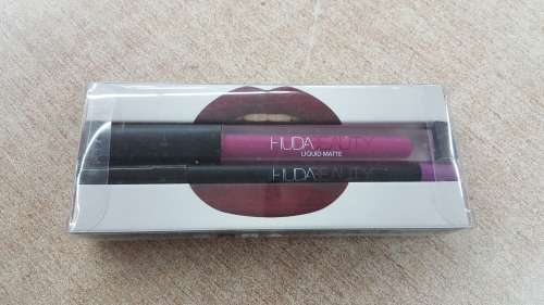 HUDA BEAUTY- LIQUID MATTE LIPSTICK PLUS LIPLINER *MADE IN ITALY*/ 12 PIECE SET BOX  *WHOLESALE*