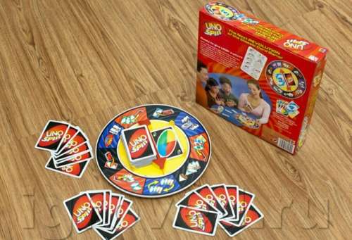 UNO SPIN CARD GAME/ THE NEXT REVOLUTION OF THE CARD GAME/ CHRISTMAS GIFT/SOCIAL ACTIVITY GAME