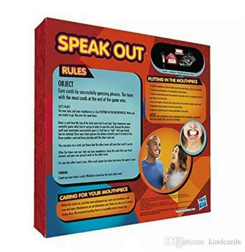 SPEAK OUT GAME/ THE RIDICULOUS MOUTHPIECE CHALLENGE/ CHRISTMAS GIFT/SOCIAL ACTIVITY GAME