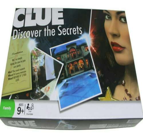 CLUE: DISCOVER THE SECRETS/ CHRISTMAS GIFT/SOCIAL ACTIVITY GAME