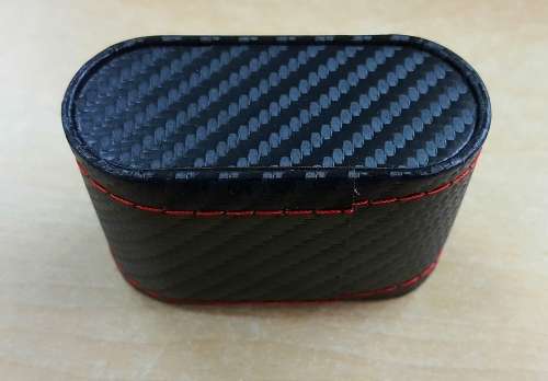 BLACK CARBON 12 SLOT WATCH BOX