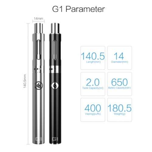 ELECTRONIC VAPE / G1 SUBOHM STARTER KIT / SMOKING DEVICE / 650MAH