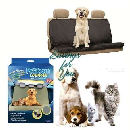 Petzoom Loungee Auto Pet Seat Cover Waterproof as Seen on TV / 2 FOR R199 *BARGAIN SALE*