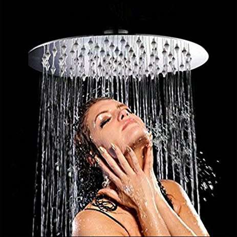 ROUND RAINFALL SHOWER HEAD / 10 INCH - 25 CM / *ON SPECIAL*