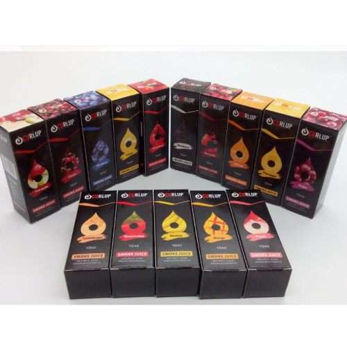 CURL UP SMOKE JUICE  10ML / 10 PC FLAVOR BOX / 0MG, 6MG, 12MG, 18MG OR 24MG