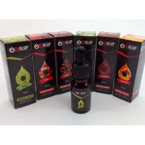 CURL UP SMOKE JUICE  10ML / 10 PC FLAVOR BOX / 0MG, 6MG, 12MG, 18MG OR 24MG
