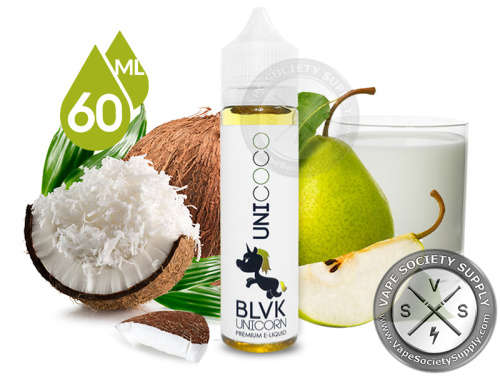 BLVK UNICORN 60ML 3mg / VAPE JUICE / 6 BOTTLES FOR R300 * BARGAIN SALE*