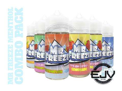 Mr. Freeze E-Liquid 3MG 100ML / VAPE JUICE / E - LIQUIDS / 5 BOTTLES FOR R380