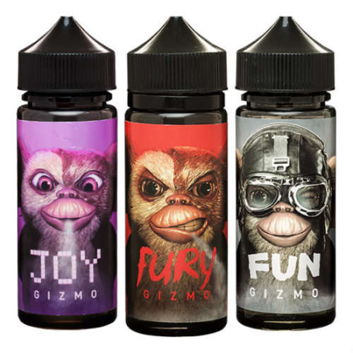GIZMO JOY, FUN AND FURY E-Liquid 3MG 120ML / VAPE JUICE / E - LIQUIDS / 3 BOTTLES FOR R350