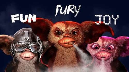 GIZMO JOY, FUN AND FURY E-Liquid 3MG 120ML / VAPE JUICE / E - LIQUIDS / 3 BOTTLES FOR R350