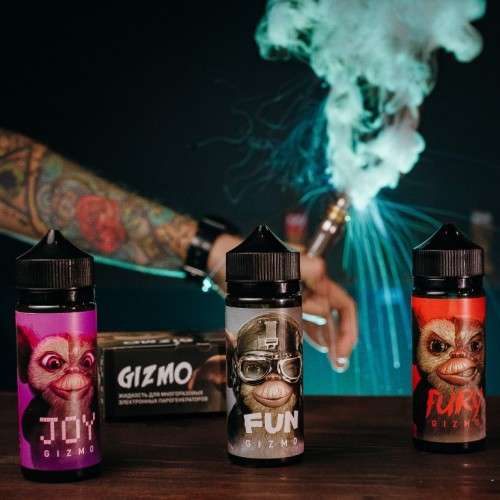 GIZMO JOY, FUN AND FURY E-Liquid 3MG 120ML / VAPE JUICE / E - LIQUIDS / 3 BOTTLES FOR R350