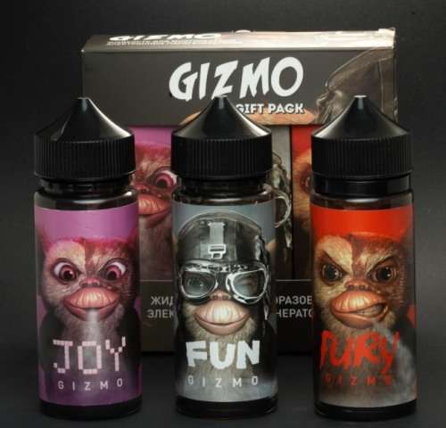 GIZMO JOY, FUN AND FURY E-Liquid 3MG 120ML / VAPE JUICE / E - LIQUIDS / 3 BOTTLES FOR R350