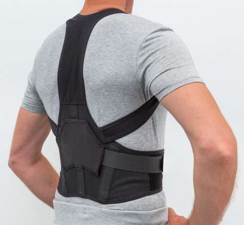 REAL DOCTORS POSTURE SUPPORT BRACE - SIZE: MEDIUM