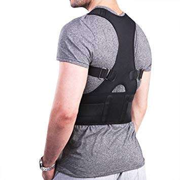 REAL DOCTORS POSTURE SUPPORT BRACE - SIZE: MEDIUM