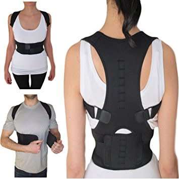 REAL DOCTORS POSTURE SUPPORT BRACE - SIZE: MEDIUM
