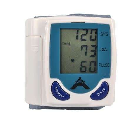 Automatic Digital LCD Wrist Cuff Arm Blood Pressure Monitors Heart Beat Rate Monitor