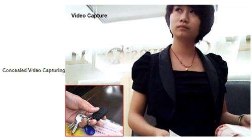 Car remote spy camera / Record Secret Videos without anyone knowing