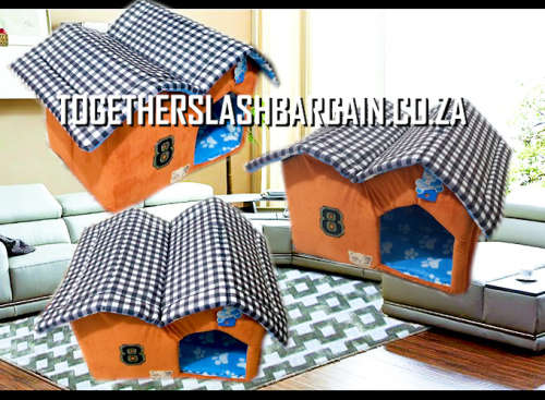 DOG AND CAT HOUSE | GREAT FOR PUPPIES AND KITTENS | SOFT AND WARM - BROWN COLOR