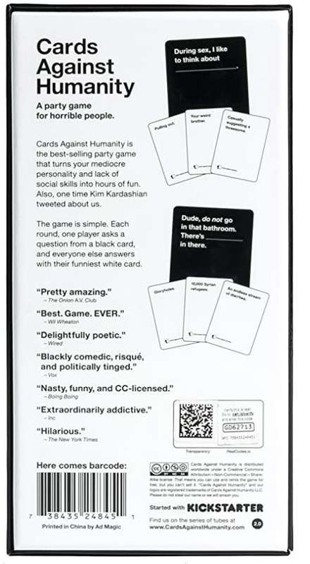 Cards Against Humanity / party game for Horrible people