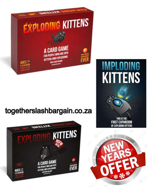 Exploding kitten 3pc game bundle deal