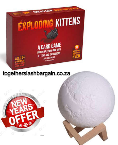Exploding kitten plus free moon lamp deal