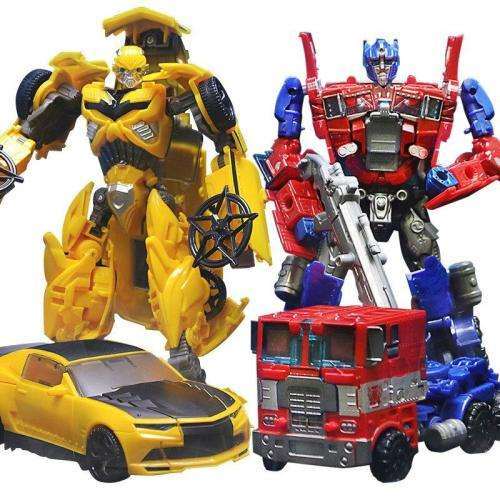 Transformer robot deformation toy - car