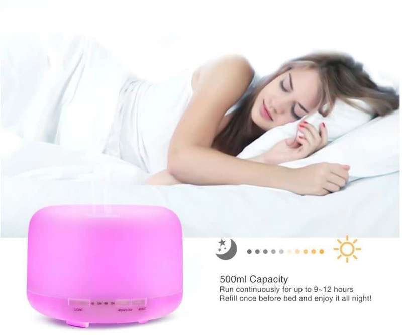 Aroma Diffuser 500ml with 3 essential oils