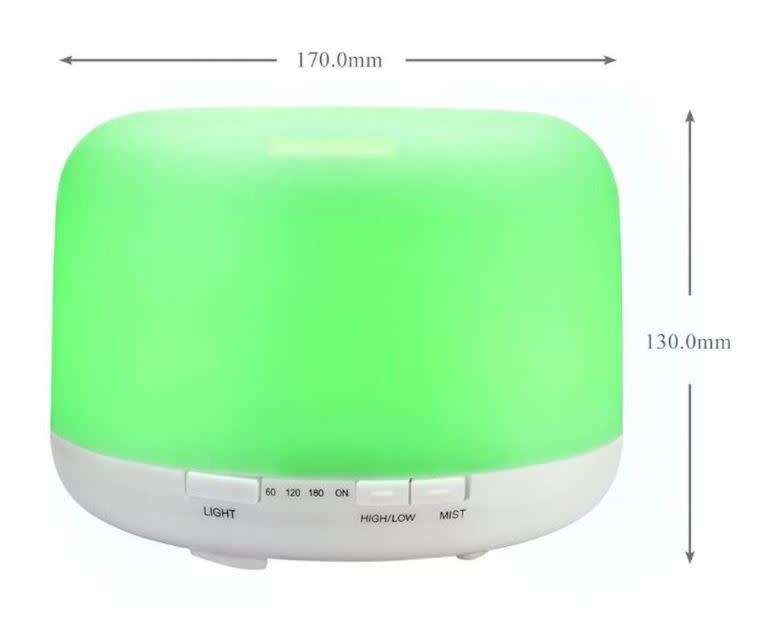 Aroma Diffuser 500ml with 3 essential oils