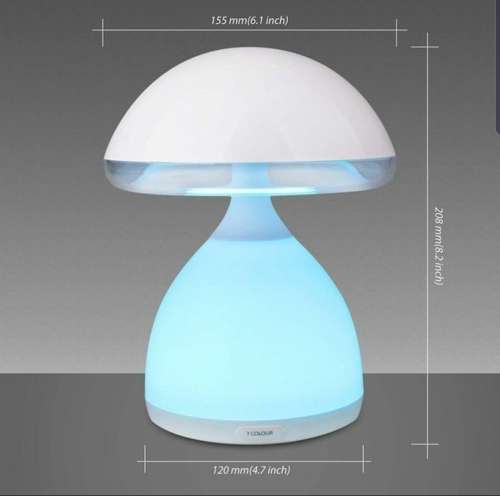 Mushroom Night Desk Lamp / 7 color adjustable Lamp / Great for kids