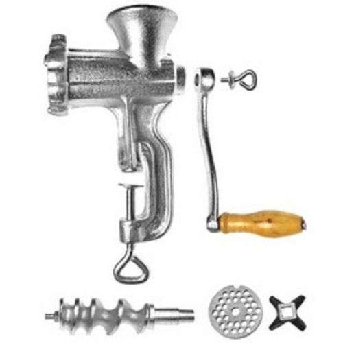 Heavy Duty Hand Operated Manual Kitchen Meat Mincer Beef Grinder Sausage Clamp (Size 10)
