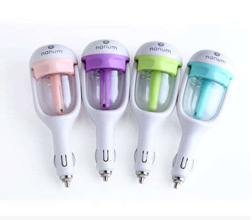 Car Air Humidifer Mist Diffuser Steam Essential Oil Ultrasonic Aroma Purifier