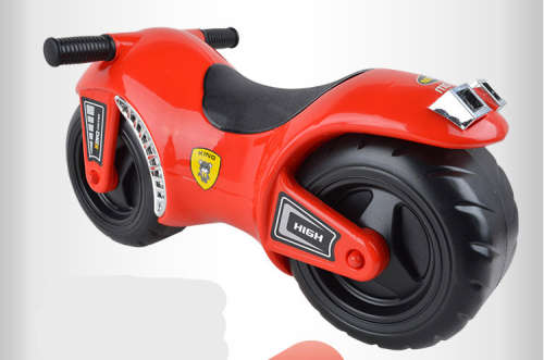 Children 's Toy Car Fitness Walker Car Cool Car Motorcycle Scooter Can Sit Can Ride - RED OR BLUE