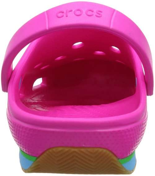 Original CROCS - Croc Retro Clog Kids - Size C12/13 - Neon Magenta & Electric Blue