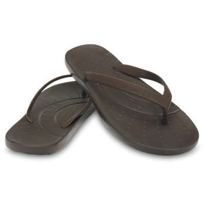 UNISEX Original Crocs Chawaii Espresso Flip - UK Size M8/W9