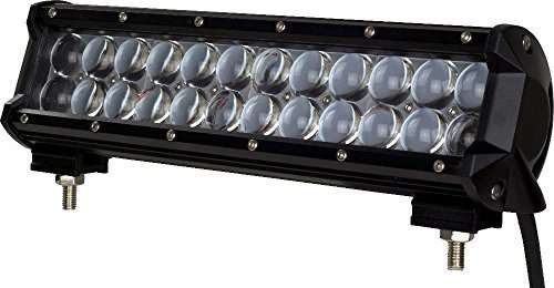 72W 4D Optical Lens LED Work Light Bar Flood Lamp Offroad Truck Mining Driving