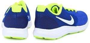 Original Mens NIKE Revolution 3 Blue Volt Running Shoes 819300-403 - UK Size 10