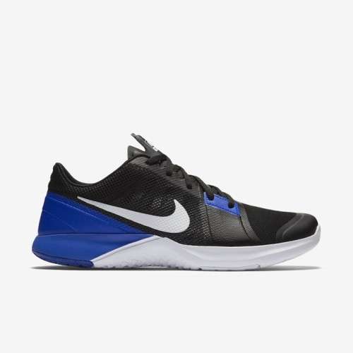 Original Mens NIKE Black And Blue FS Lite Trainer 3 Training Shoes - 807113-005 UK Size 8.5