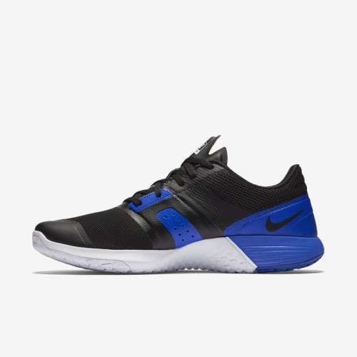 Original Mens NIKE Black And Blue FS Lite Trainer 3 Training Shoes - 807113-005 UK Size 8.5