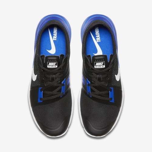 Original Mens NIKE Black And Blue FS Lite Trainer 3 Training Shoes - 807113-005 UK Size 8.5