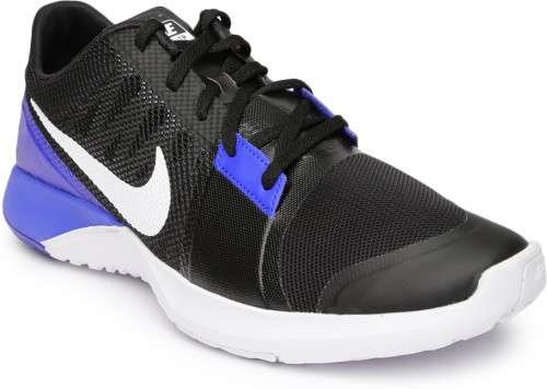 Original Mens NIKE Black And Blue FS Lite Trainer 3 Training Shoes - 807113-005 UK Size 8.5