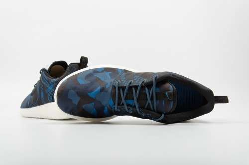 Original Mens NIKE Roshe ONE PRINT - 655206 404 -  Blk / Sqdrn Blue / Obsidian